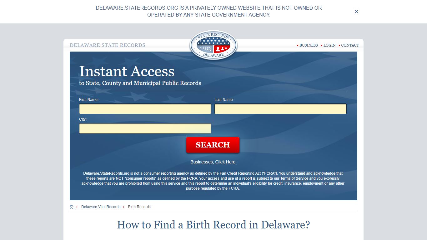 How to Find a Birth Record in Delaware? - State Records